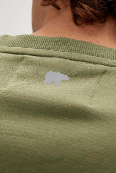 BAD BEAR REFLECT BEAR CREWNECK ERKEK SWEATSHİRT - Resim 3