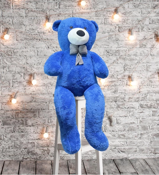 SOLE 175 cm Papyonlu DEV Boy Peluş Ayı - % 100 YERLİ - Resim 3