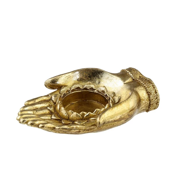 Vitale Hand Tealight Mumluk Gold AK.JF095752450 ürün görseli 1