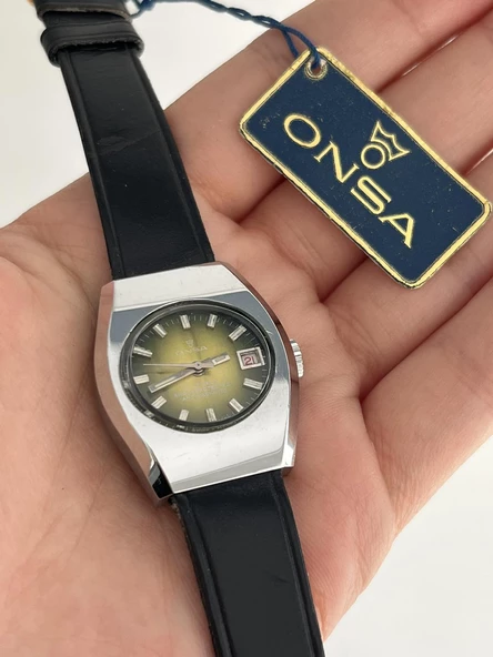 Onsa Deri Kordon Vintage Kadın Kol Saati 071 (Kutusuz) ürün görseli 1