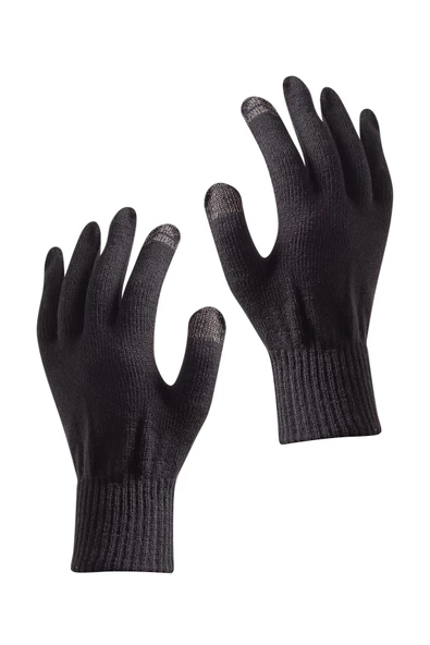 Oil Company Soft Parmak Touch Siyah Eldiven Dokunmatik Parmak Unisex ürün görseli 1
