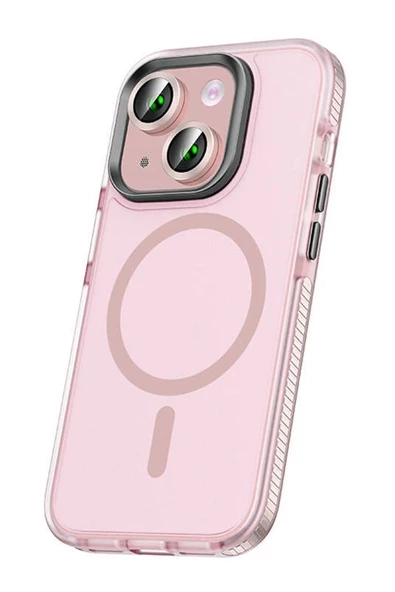 iPhone 15 Kılıf Airbagli Magsafe Wireless Şarj Özellikli Klaptika Kapak ürün görseli 1