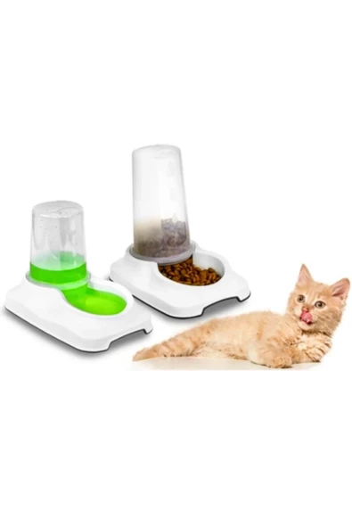 SarFMaLL Hazneli Kedi Köpek Mama Su Kabı 3,5 LT ürün görseli 1