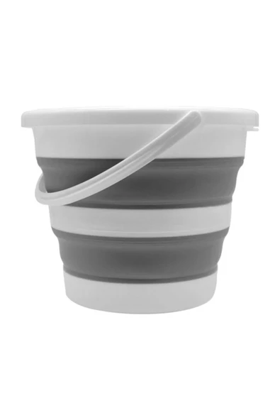 SarfMaLL Katlanır Silikon Su Kovası Banyo Temizlik Kovası 6,5 LT ürün görseli 1