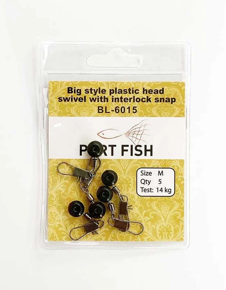 Portfish BL-6015 Stoperli Klips ürün görseli 1