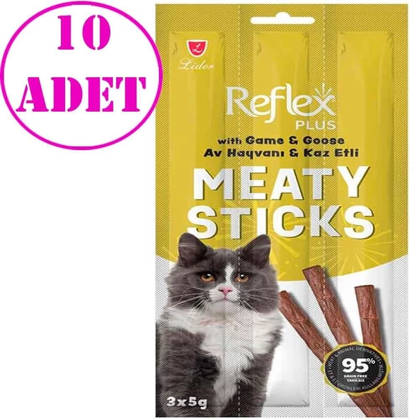 Reflex Av Etli Kedi Ödül Çubuğu 5 Gr 3 Lü 10 AD ürün görseli 1