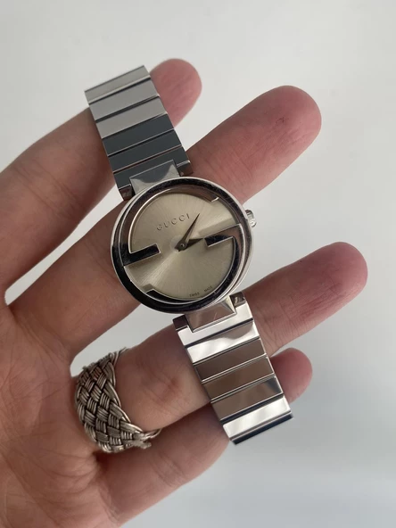 Gucci 29mm Çelik Kordon Kadın Kol Saati 133.5 (Kutusuz) ürün görseli 1
