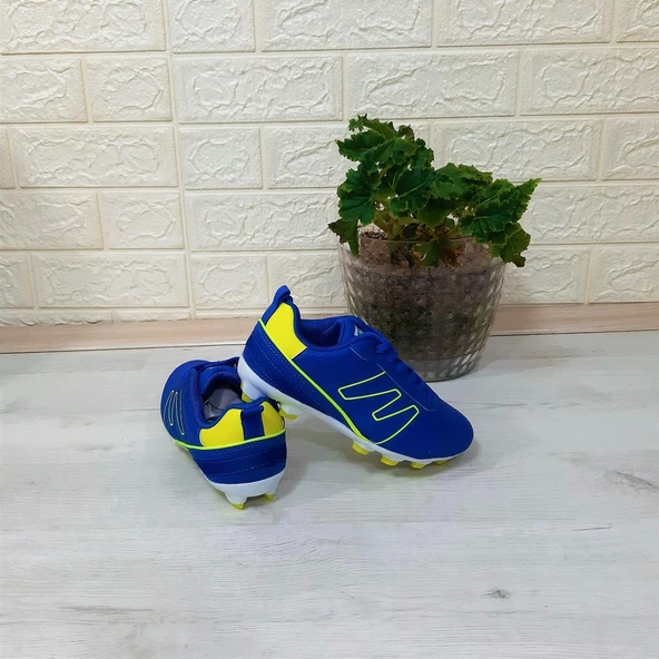 Jump 28843 Saks Mavi Krampon Çim Saha Çocuk Futbol Ayakkabı ürün görseli 1