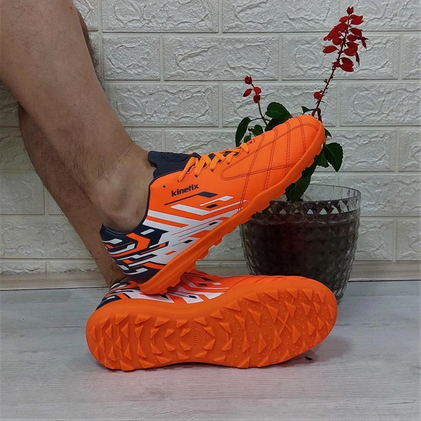 Kinetix Kamıkaze Tf Turuncu Kaymaz Halı Saha Futbol Ayakkabı ürün görseli 1