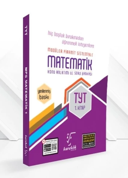 Karekök Yayınları TYT Matematik MPS Konu Anlatımı Soru Bankası 1. Kitap ürün görseli 1