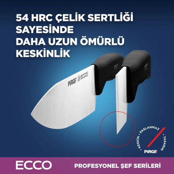 Ecco Şef Bıçağı 19 cm Siyah - Resim 3