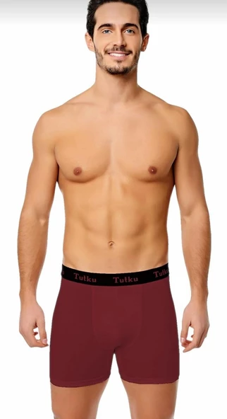TUTKU 0400 ERKEK ELASTAN SPOR BOXER TEKLİ - Resim 4