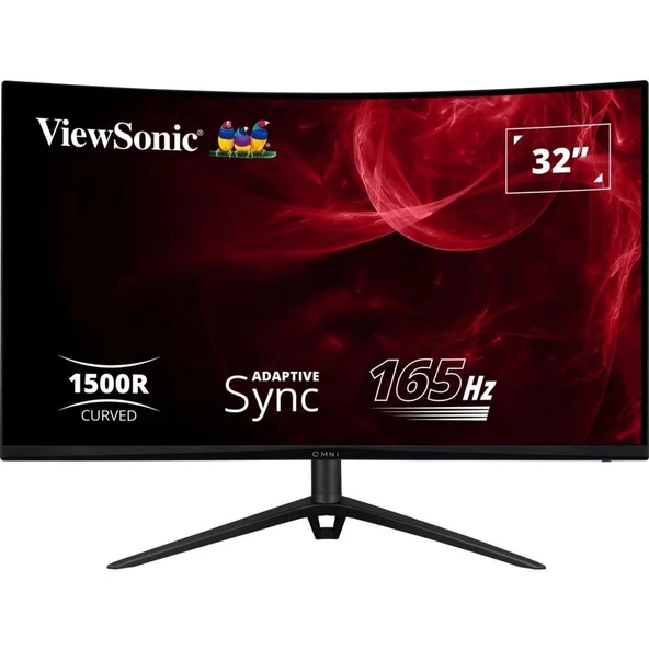 ViewSonic VX3218-PC-MHDJ 31.5" 1ms Full HD Curved Oyuncu Monitörü - TEŞHİR ürün görseli 1