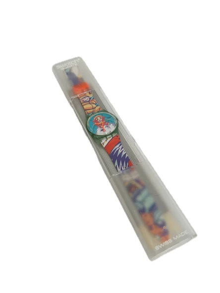Swatch Yuri 35mm Silikon Kordon 1992 Vintage Kol Saati (S-004) ürün görseli 1