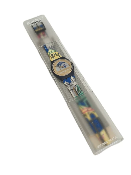 Swatch Backstage 35mm Silikon Kordon 1992 Vintage Kol Saati (S-015) ürün görseli 1