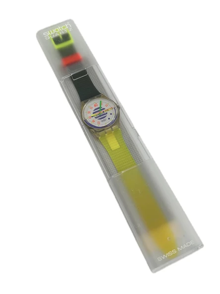 Swatch High Pressure 35mm Silikon Kordon 1992 Vintage Kol Saati (S-022) ürün görseli 1