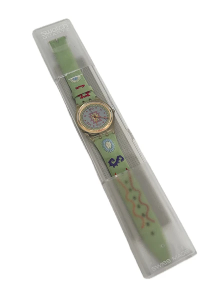 Swatch Cuzco 35mm Deri Kordon 1992 Vintage Kol Saati (S-026) ürün görseli 1