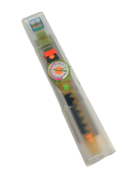 Swatch Artic Star 35mm Silikon Kordon 1992 Vintage Kol Saati (S-020) ürün görseli 1