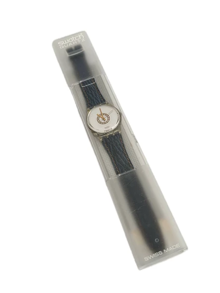 Swatch Delave 35mm Deri Kordon 1992 Vintage Kol Saati (S-029) ürün görseli 1