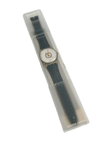 Swatch Delave 35mm Deri Kordon 1992 Vintage Kol Saati (S-028) ürün görseli 1