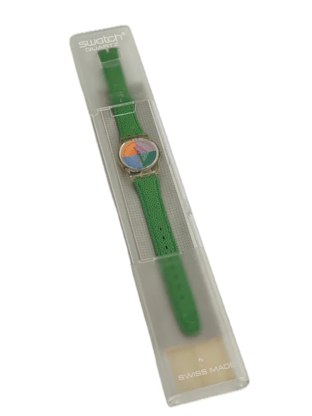 Swatch Piastrella 26mm Deri Kordon 1992 Vintage Kol Saati (S-058) ürün görseli 1