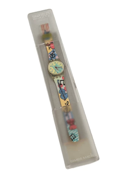 Swatch Piccolo 26mm Silikon Kordon 1992 Vintage Kol Saati (S-062) ürün görseli 1