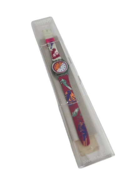 Swatch Ski Slope 26mm Silikon Kordon 1992 Vintage Kol Saati (S-063) ürün görseli 1