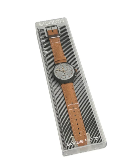 Swatch Chrono Sirio 40mm Deri Kordon 1992 Vintage Kol Saati (S-078) ürün görseli 1