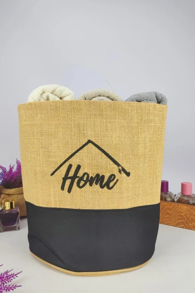 Digithome Hasır Çok Amaçlı Düzenleyici Organizer Yuvarlak Saksılık Siyah - CLY-J1023 C1-1-121 ürün görseli 1
