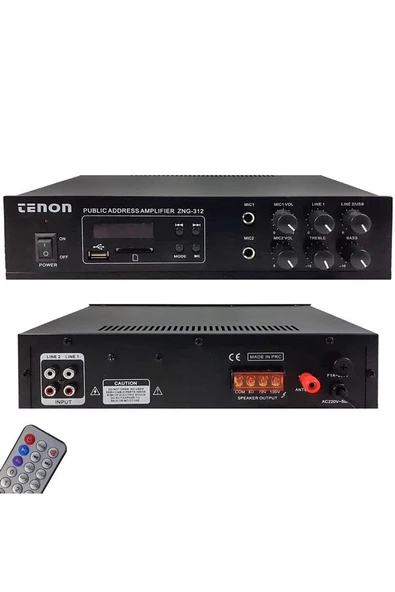 Anfi 80w Usb/sd/eko/bass/tiz Bluetooth Zng-312 tenon ürün görseli 1