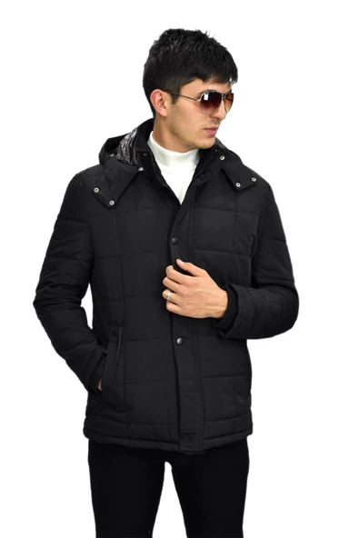 Erkek Spor Kapüşonlu Mont  M3104 BGL-ST03237 ürün görseli 1
