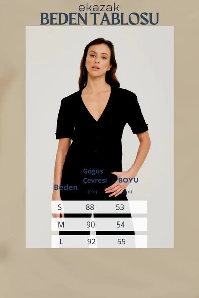 Modern Kesim Hırka Kazak - Resim 7