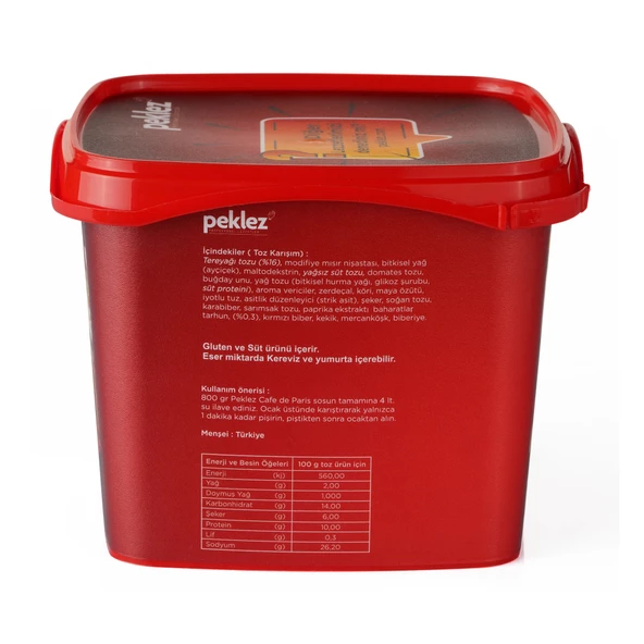 Peklez Cafe De Paris Sos 800 g - Resim 6