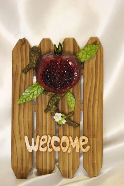 Welcome Narlı Kapı Süsü ürün görseli 1