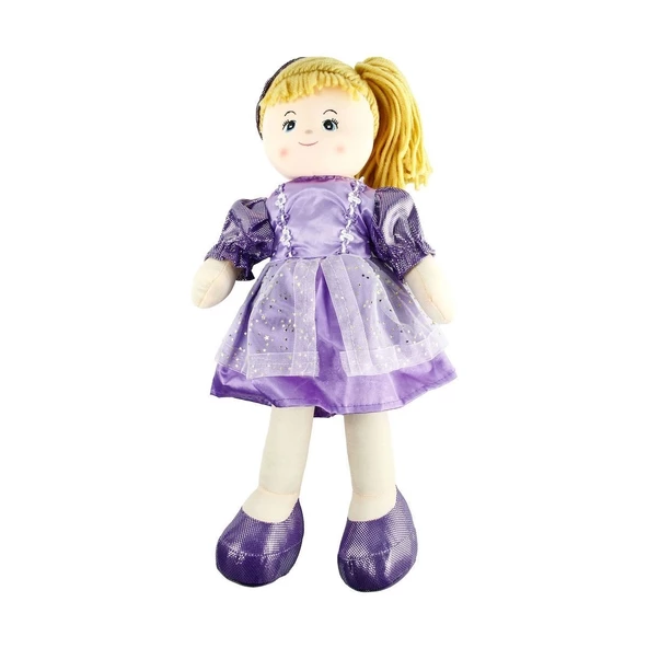 AY950C Parlak Elbiseli Bez Bebek 50 cm -Vardem - Resim 5