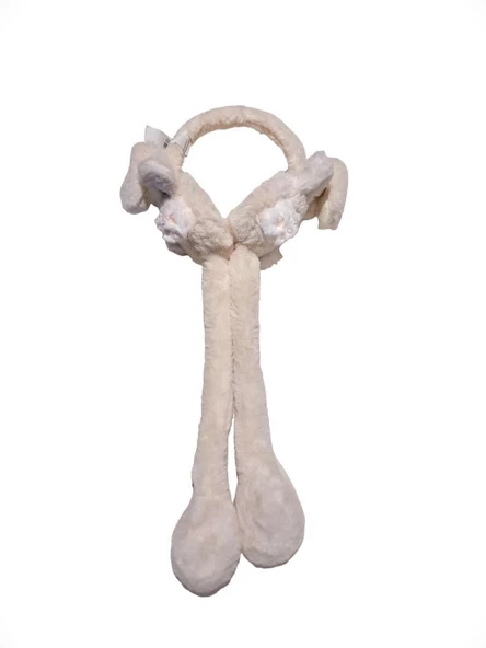 Peluş Kulaklık Hareketli Peluş Çocuk Kulaklığı  pembe ürün görseli 1