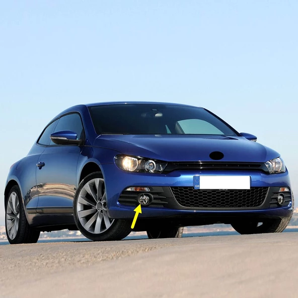 VW Scirocco 2009-2014 Ön Tampon Sağ Sis Farı 1T0941700D ürün görseli 1