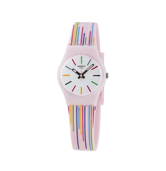 Swatch Pink Mixing 25mm Silikon Kordon Kadın Kol Saati LP155 ürün görseli 1