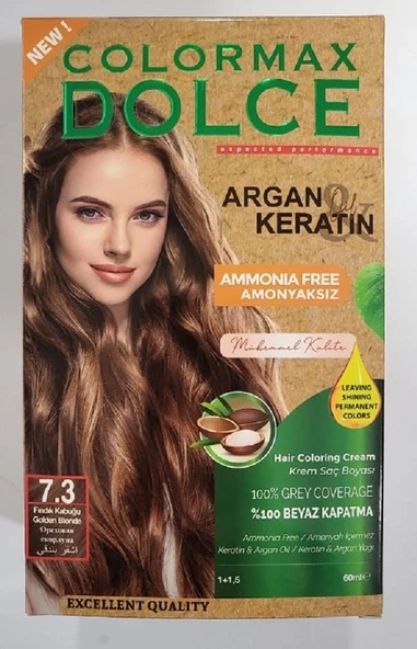 Colormax Amonyaksız Saç Boyası 7.3-Fındık Kabuğu ürün görseli 1