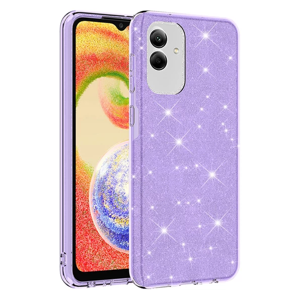 Samsung Galaxy A04 Shining Silikon Kılıf - Resim 5