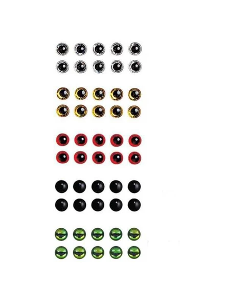 Bassday 6mm Silikon Damla Göz 12 Adet ürün görseli 1