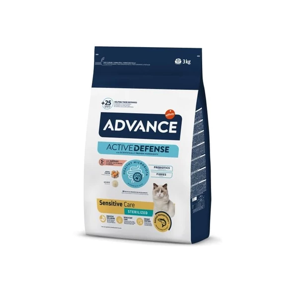 Advance Somonlu Kısırlaştırılmış Kedi Maması 3 Kg ürün görseli 1
