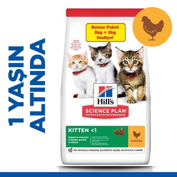 Hills Kitten Tavuk Etli Yavru Kedi Maması 7 Kg ürün görseli 1
