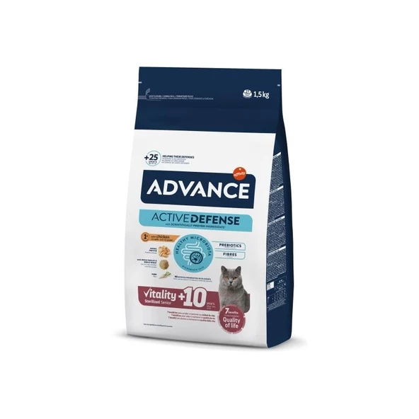 Advance Sterilized Kısırlaştırılmış Yaşlı Kedi Maması 1.5 Kg ürün görseli 1