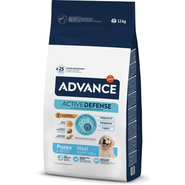 Advance Puppy Protect Tavuklu Büyük Irk Yavru Köpek Maması 12kg ürün görseli 1