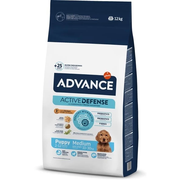 Advance Puppy Protect Tavuklu Orta Irk Yavru Köpek Maması 12 Kg ürün görseli 1