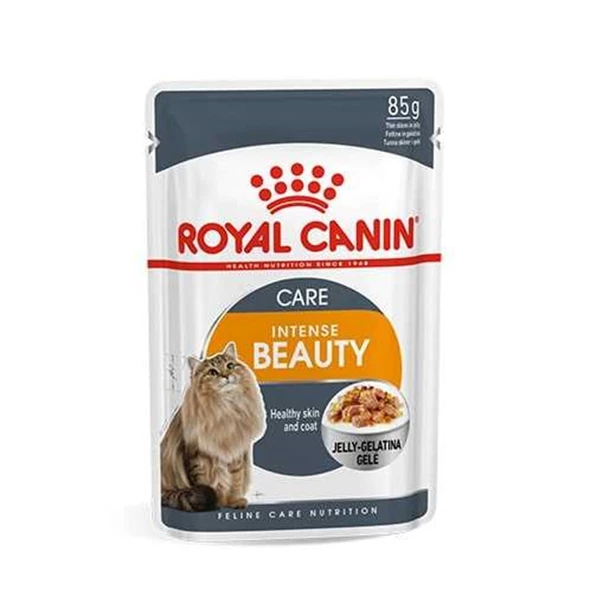 Royal Canin İntense Beauty Jelly Yetişkin Kedi Konservesi Pouch 85 gr ürün görseli 1