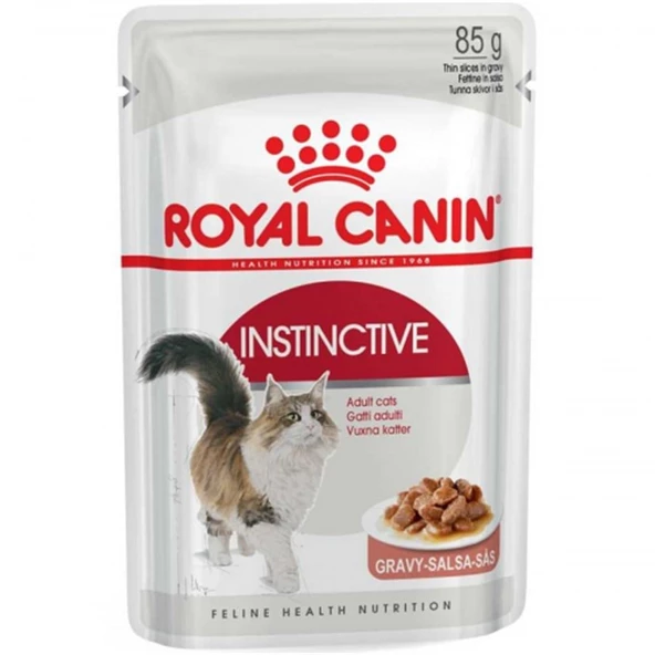 Royal Canin İnstinctive Soslu Parçacıklı Yetişkin Konserve Kedi Maması 85 Gr ürün görseli 1