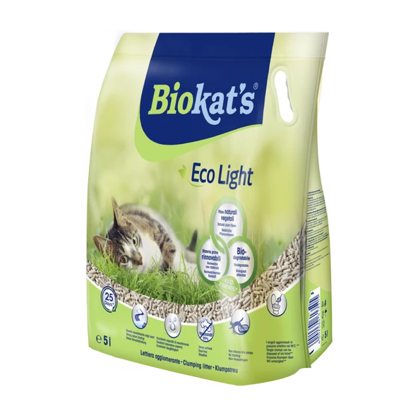 Biokat's Pelet Kedi Kumu Eco Light 5lt ürün görseli 1