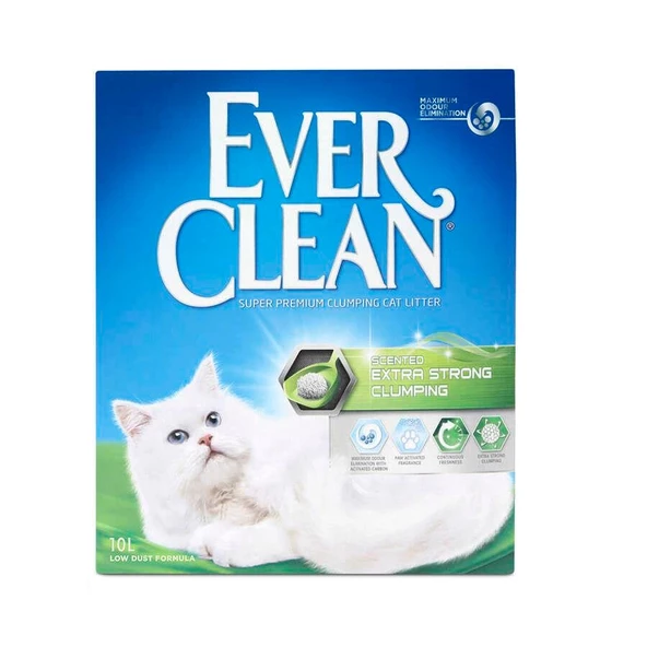 Ever Clean Extra Strength Ekstra Güçlü Kokulu Kedi Kumu 10 Lt ürün görseli 1